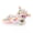 Pink, variant on The Petting Zoo Giraffe Stuffed Animal Snap Bracelet, Polka Dot Giraffe Plush Toy, 7 inches (Pink)