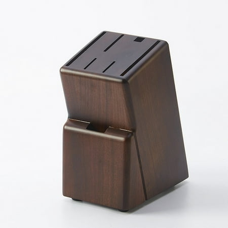 

Homeex Rubber Wood Full Solid Kitchen Supplies Knife Holder Storage Rack Photo Color