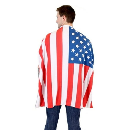 USA Child Adult American Flag Cape