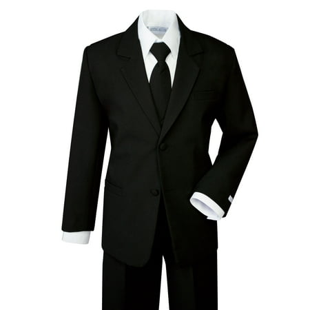 Spring Notion Boys' Formal Black Dress Suit Set
