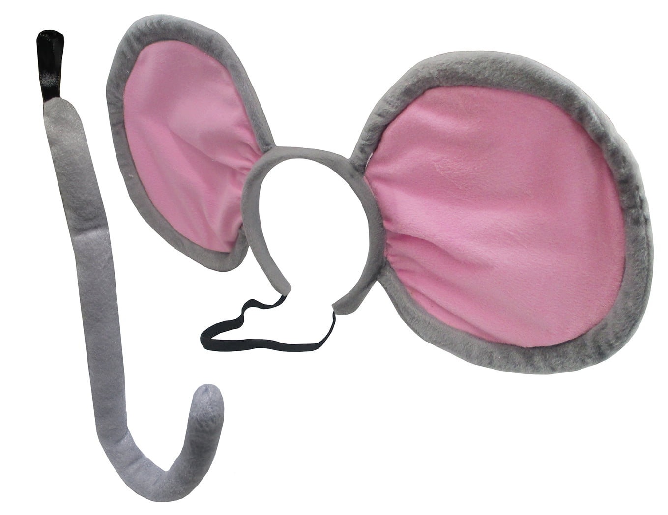 Giant Mouse Ears Headband Tail Costume Accessory Set - Walmart.com