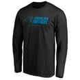 thumbnail image 2 of Men's Black Carolina Panthers Team Lockup Long Sleeve T-Shirt, 2 of 3