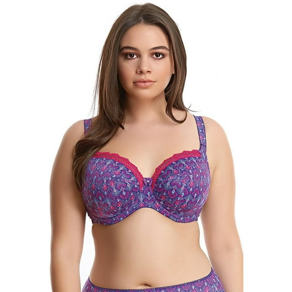 Elomi Plus Size Lyndsey Underwire Banded Bra EL4120