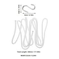 thumbnail image 2 of HOOWIFFY 1Set Outdoor White Hanging Chair Strap Kit Heavy Duty Tree Swing Rope for Backyards and Camping, 2 of 8