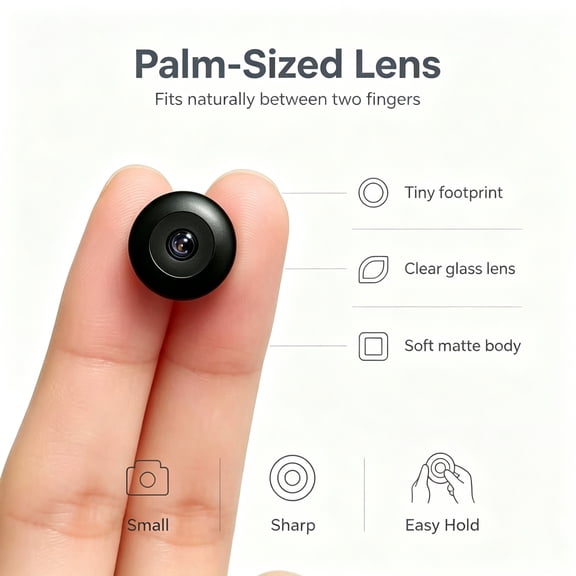 l3 Magnetic Mount Security Camera, 4K Mini WiFi Cam with Night Vision, Motion Alerts, Wireless Design for Indoor Home Surveillance