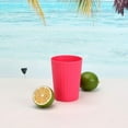 thumbnail image 4 of Mainstays Fuchsia Polypropylene Round Tumbler 19oz 1pc, 4 of 5