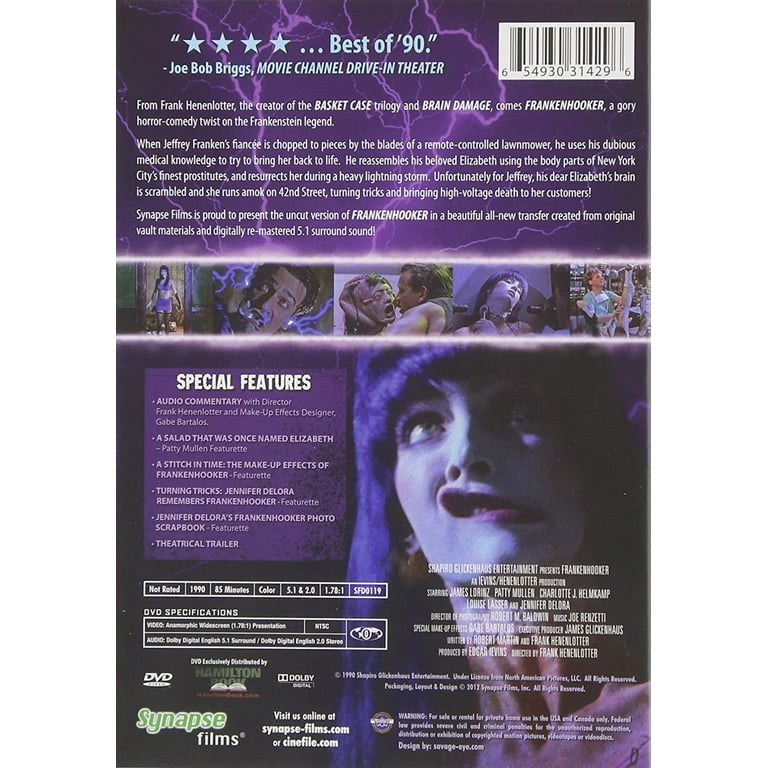 その他 Frankenhooker [DVD] Frankenhooker (DVD), Synapse Films, Horror - Walmart.com