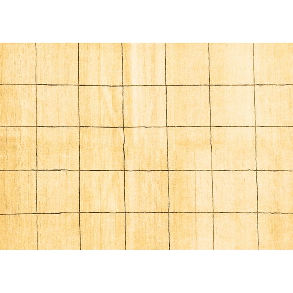 Ahgly Company Indoor Rectangle Solid Brown Modern Area Rugs, 5' x 8'