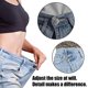 thumbnail image 2 of Zhuge 8 juegos de botones para jeans sin costura, botones para pantalones, clips de repuesto ajustables, ajustador a presión, color plateado, 2 of 5