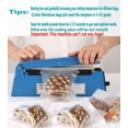 thumbnail image 3 of 200mm Heat Sealer Plastic Bag Sealer Impulse Sealer Blue Vacuum Food Sealer Bag Packing Machine For Pp And Pe Plastic Bag Sealer For Kraft Paper Bags,, 3 of 6