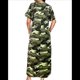 thumbnail image 2 of Vestido Camisero Informal de Verano para Mujer, Holgado, de Corta, Estilo Camuflaje, con Bolsillo Verde S, 2 of 8