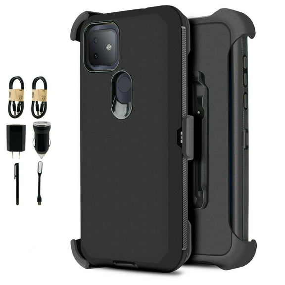 Value Pack ! for T-Mobile Revvl 4 Plus Phone Case 360° Cover Clip Kickstand Holster Hybrid Shock Bumper