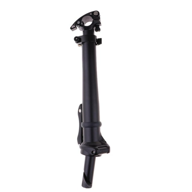 Potencia de bicicleta plegable sólida ajustable de aleación de aluminio de 16''/20'' Negro