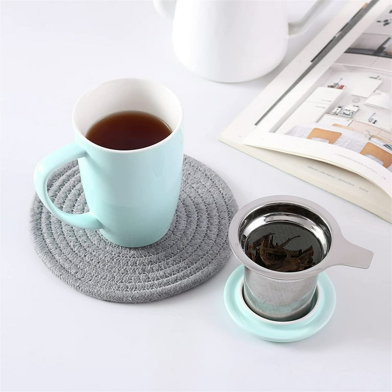 ceramic tea infuser mug 15oz elephant