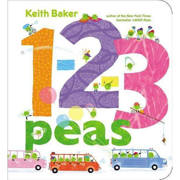 Peas 1-2-3 Peas, (Board Book)