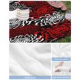 thumbnail image 6 of Red White Beach Towels Oversized Super Absorbent, Abstract Black Chrysanthemum Flower Floral Lightweight Bath Towel Quick Dry Sets For Bathroom/Pool/Rv Camping/Beach Play/Gym Room/Picnic 30"x60", 6 of 8