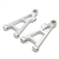 thumbnail image 3 of Para 1/16 16207 16208 16209 16210 H6V3 M162 M163 RC Car Upgrade Parts Kit de Brazo de Dobladillo Delantero Plateado, 3 of 5