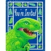 Dinosaur T-Rex Invitations w/ Envelopes (8ct)