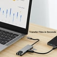 thumbnail image 6 of XIHAMA USB C Hub Multiport Adapter, 5-in-1 USB C to Ethernet Hub, USB C to HDMI Adapter with HDMI, Ethernet Port, USB 3.0 Port, PD Charging Compatible with MacBook Pro/Air, iPad Pro, iMac, XPS, 6 of 7