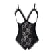 thumbnail image 5 of Gibobby Conjunto de lencería Sexy para mujer con liguero, brasier de encaje y bragas conjunto de tirantes exóticos(Negro, XG), 5 of 5