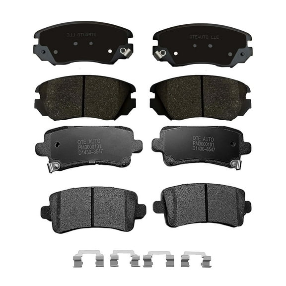 Set of 8 Front-Rear Ceramic Brake Pad Kit For 2014-2020 Chevrolet Impala