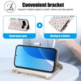thumbnail image 2 of Tianyeda for Google Pixel 9/9 Pro/10/10 Pro Case Wallet Card Holder Zipper Leather Flip Cover Crossbody Wrist Strap with Stand A4, 2 of 5