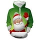 thumbnail image 4 of Suéter de cuello redondo con estampado 3D de manga larga para hombres y mujeres Suéter con capucha informal con elementos navideños Pompotops  FGAJ18387, 4 of 7