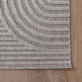 thumbnail image 5 of Rug Branch Hogar Abstract Indoor Outdoor Area Rug, Grey Cream, Modern - Living Room, Bedroom, Dining Room, and Kitchen, 5 of 5