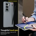 thumbnail image 3 of Allytechgroup Galaxy Z Fold 5 Case with Front Screen Protector & Stylus Pen, Full Body Protection Camera Lens Kickstand Anti-Scratch Pencil Holder Phone Case Cover for Samsung Galaxy Z Fold 5, Gray, 3 of 12