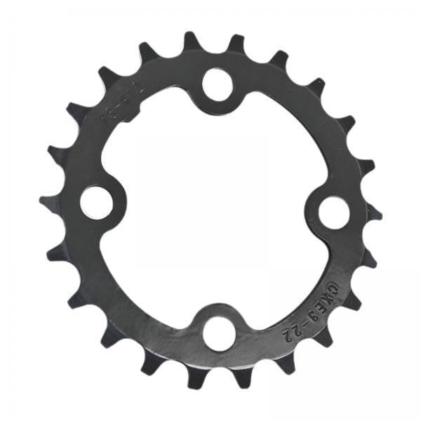 2 Platos De Bicicleta De Montaña 22T, Plato Ancho Estrecho Para Montar En Bicicleta Plegable, Color Negro
