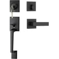 thumbnail image 1 of Ensemble Poignée de Porte avant et Pêne Dormant Poignée de Porte d'Entrée et Pêne Dormant avec Levier de Poignée Réversible Ensemble de Serrure de Porte avant Poignées et Serrures de Porte Extérieures, 1 of 8
