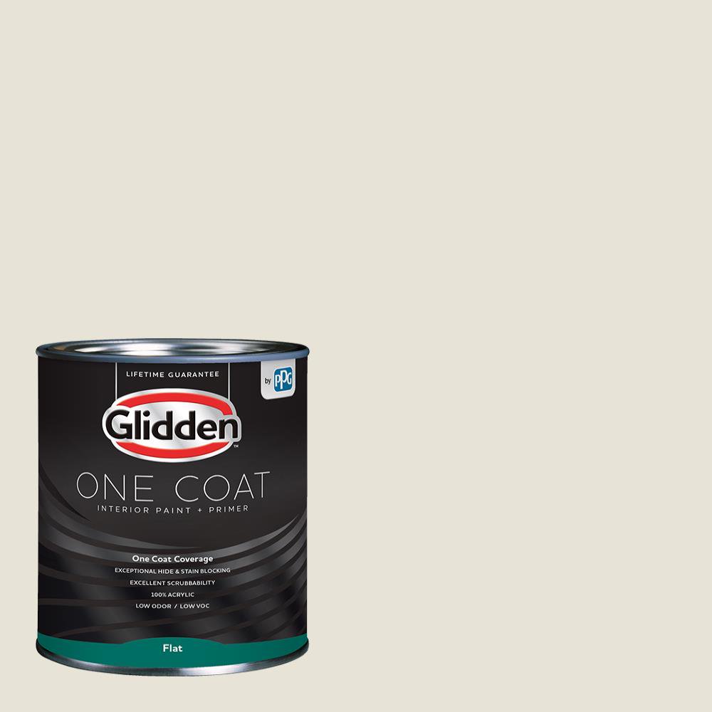 Glidden One Coat Interior Paint + Primer, Oatmeal / Beige, 1 Quart