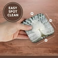 thumbnail image 7 of 3drose, White Peacock, Set of 8 Coasters - Soft, 7 of 7