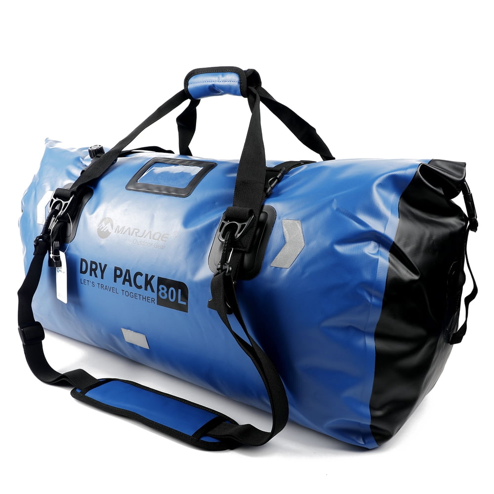 Waterproof Duffle Bag Travel Dry Bag 40L/60L/80L Roll Top 500D PVC for  Motorcycle Kayaking Rafting Boating Swimming Camping Hiking Beach Fishing