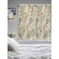 thumbnail image 4 of Living Room Curtains 72 Inches length, Sage Green Yellow Botanical Window Treatment Curtain Drapes, Vintage Spring Summer Light Filtering Drapes for Bedroom Laundry Room, 52"x72", 2 Panels, 4 of 7