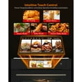 thumbnail image 2 of Single Wall Oven 24", Built-in Electric Ovens with 8 Cooking Mode, 3000W, 240V, 2.5Cu.ft Convection Built-in Oven, Stainless Steel, ColorfulTouch S-creen Transparent Window, Black, 2 of 6
