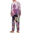 thumbnail image 3 of Teen Titans Go Women Men Pajamas Zipper Onesie Jumpsuit Hooded One Piece Sleepwear, 3 of 8