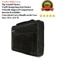 thumbnail image 2 of Marshal Wallet 316BK_a Leather Book Cover, Black, 2 of 8