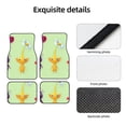 thumbnail image 4 of Lsque Pikmin Print 4-Piece Floor Mats, Heavy-Duty Rubber Liners, Anti-Slip Design, All-Season Automotive Protection, Vehicles, Cars, Trucks, and SUVs, 4 of 7