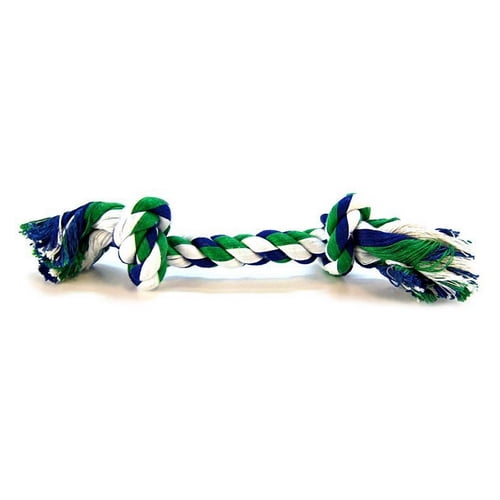 Os de Corde Coloré à Mâcher en Peluche - Petit (9 Po de Long)