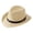 Z05-Light Yellow, variant on jiaxiM Panama Hat Men Chic Raw Edge Fall Casual Street Style Straw Cowboy Hat Breathable Beach Hat