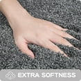 thumbnail image 3 of Non-slip Bathroom Rug 30" x 46" - Super Absorbent & Quick Dry Shaggy Microfiber Bath Mat, Machine Washable Plush Throw Rug for Bathtub, Shower and Sink, Charcoal, 3 of 6