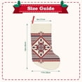 thumbnail image 3 of Lsque Fashion Tatreez Pattern 18 Inch Christmas Stockings, Festive Holiday Stocking for Christmas Decorations Holiday Decor, 3 of 8