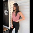 thumbnail image 4 of Camisetas Sin Mangas con Cuello en V para Mujer, Color Rosa, Talla L, 4 of 6