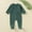 Dark Green, variant on Zecgelong Baby Bodysuit Autumn Winter Baby Overall Long Sleeve Zipper Jumpsuit Clothes Cover Baby Pajamas Boys Rompers Size 0-6 Months