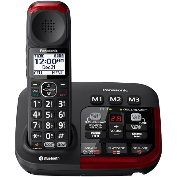 Restored Panasonic KX-TGM430B 1 Handset Amplified Cordless Phone (Refurbished)