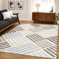 thumbnail image 6 of Addison Rugs Mayfield Premium Machine Washable Transitional Geometric Ivory Rectangle Rug, 8' x 10', 6 of 6