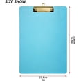 thumbnail image 3 of GZHJMY Blue Solid Color Clipboard,Standard A4 Letter Size Hardboard Office Clipboards with Low Profile Clip for Classrooms, Offices,Students-Silver Clip42 Whiteboard Clipboards, 3 of 7