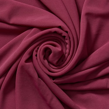 Solid Power Mesh Fabric Nylon Spandex 60" Wide Stretch Sold BTY Many Colors (Raspberry, 1 YARD)