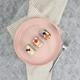 thumbnail image 4 of Mainstays Pink Blush Polypropylene Round Plate 1pc, 4 of 6